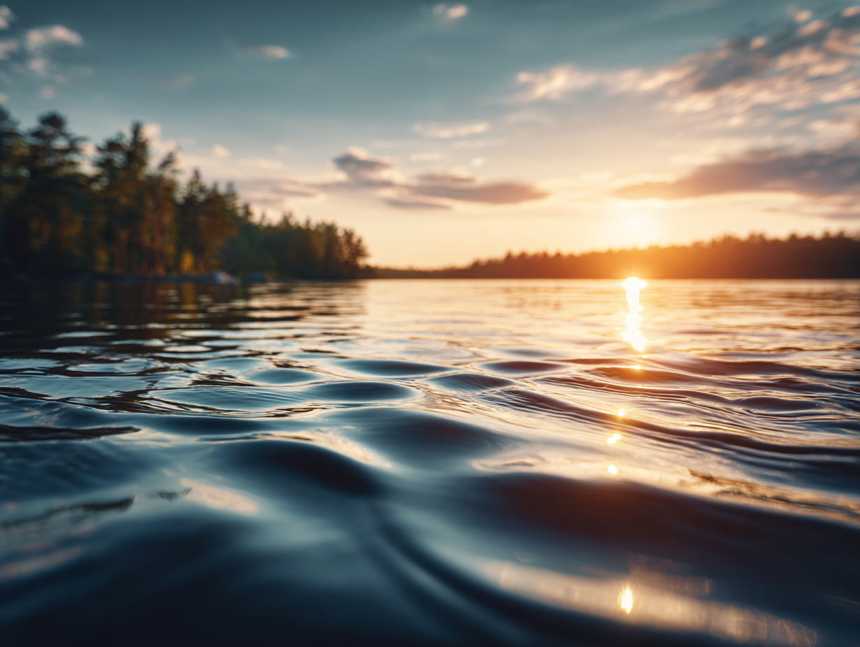 estrés en el cuerpo agua en movimiento representando activación interna