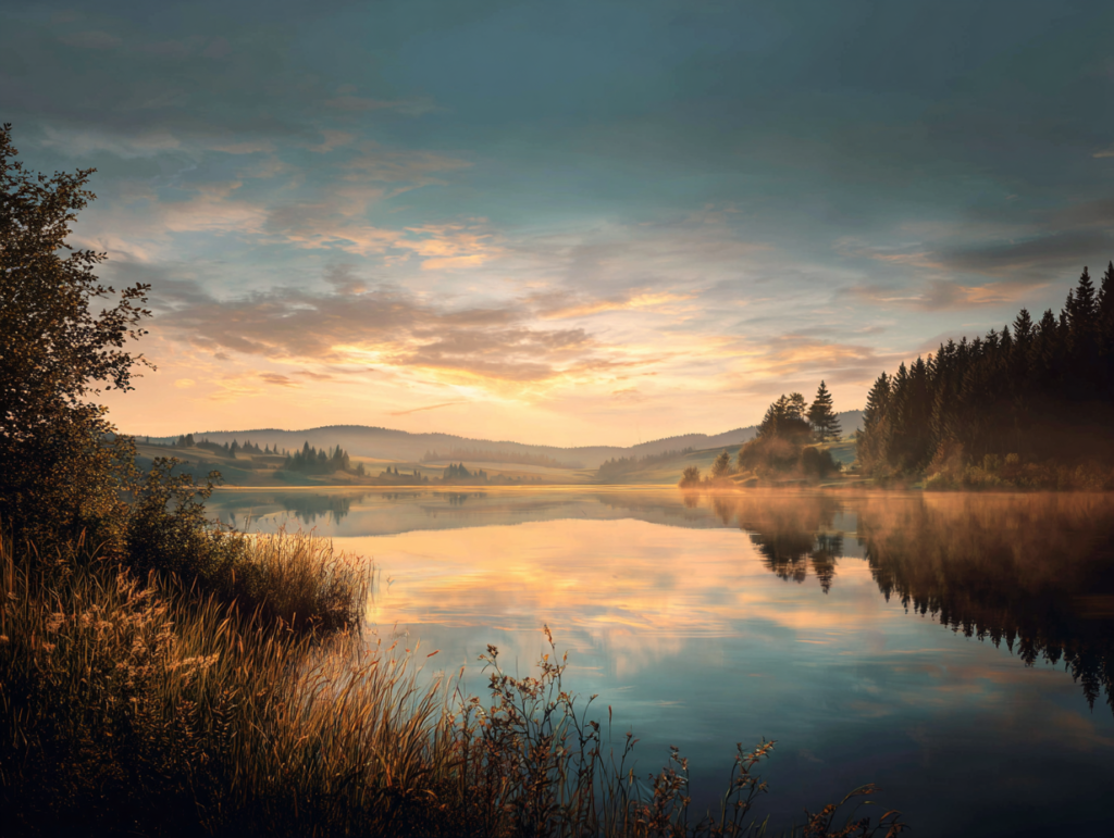 cómo calmar el sistema nervioso lago en calma 